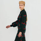 Roses Polo Sweater in Ink by The Tiny Big Sister