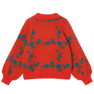 Roses Polo Sweater in Red by The Tiny Big Sister