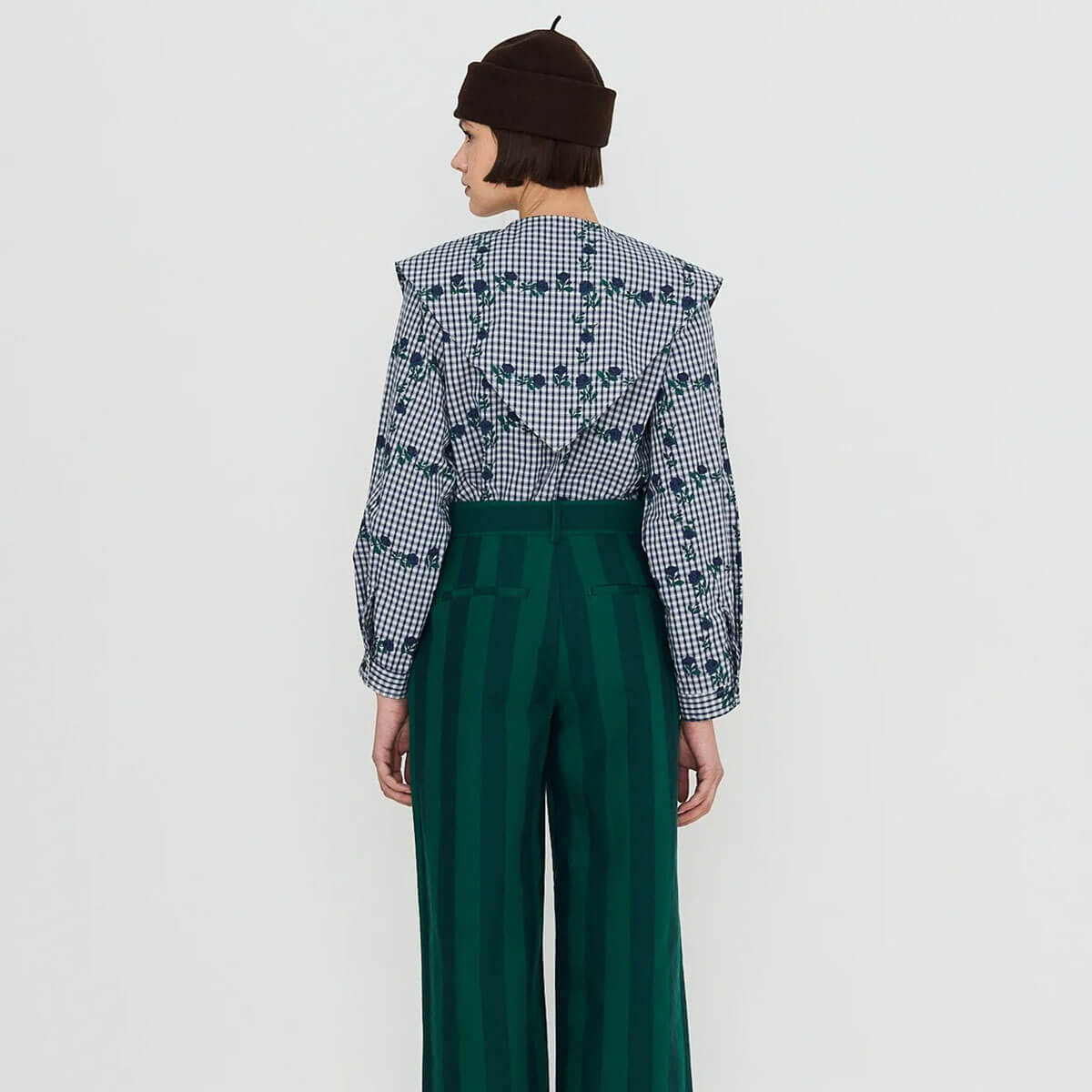 Roses Scarf Neck Blouse by The Tiny Big Sister