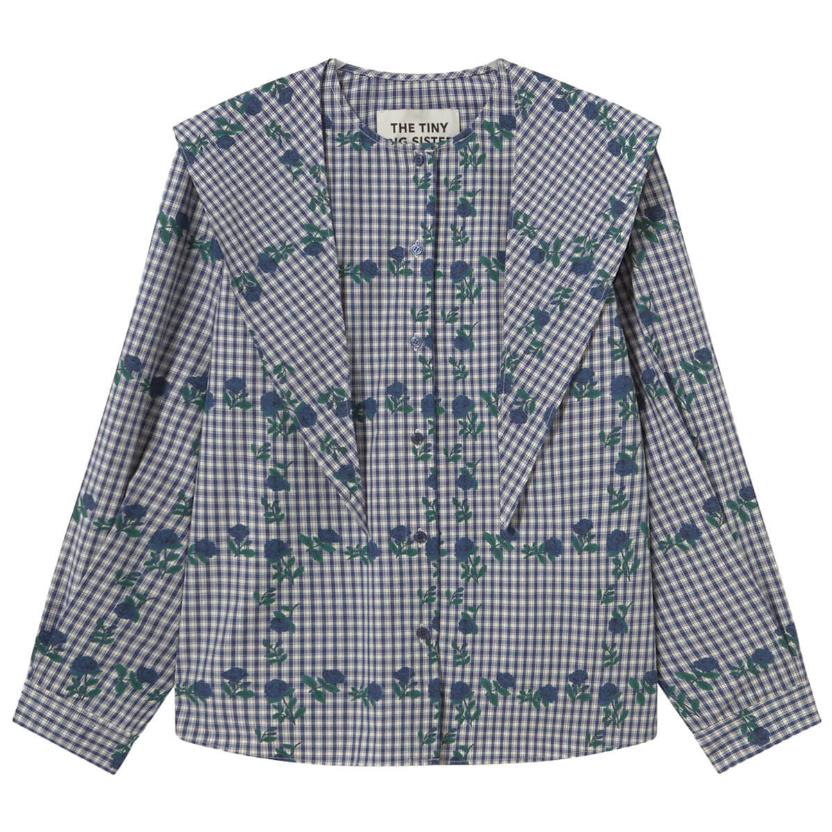 Roses Scarf Neck Blouse by The Tiny Big Sister