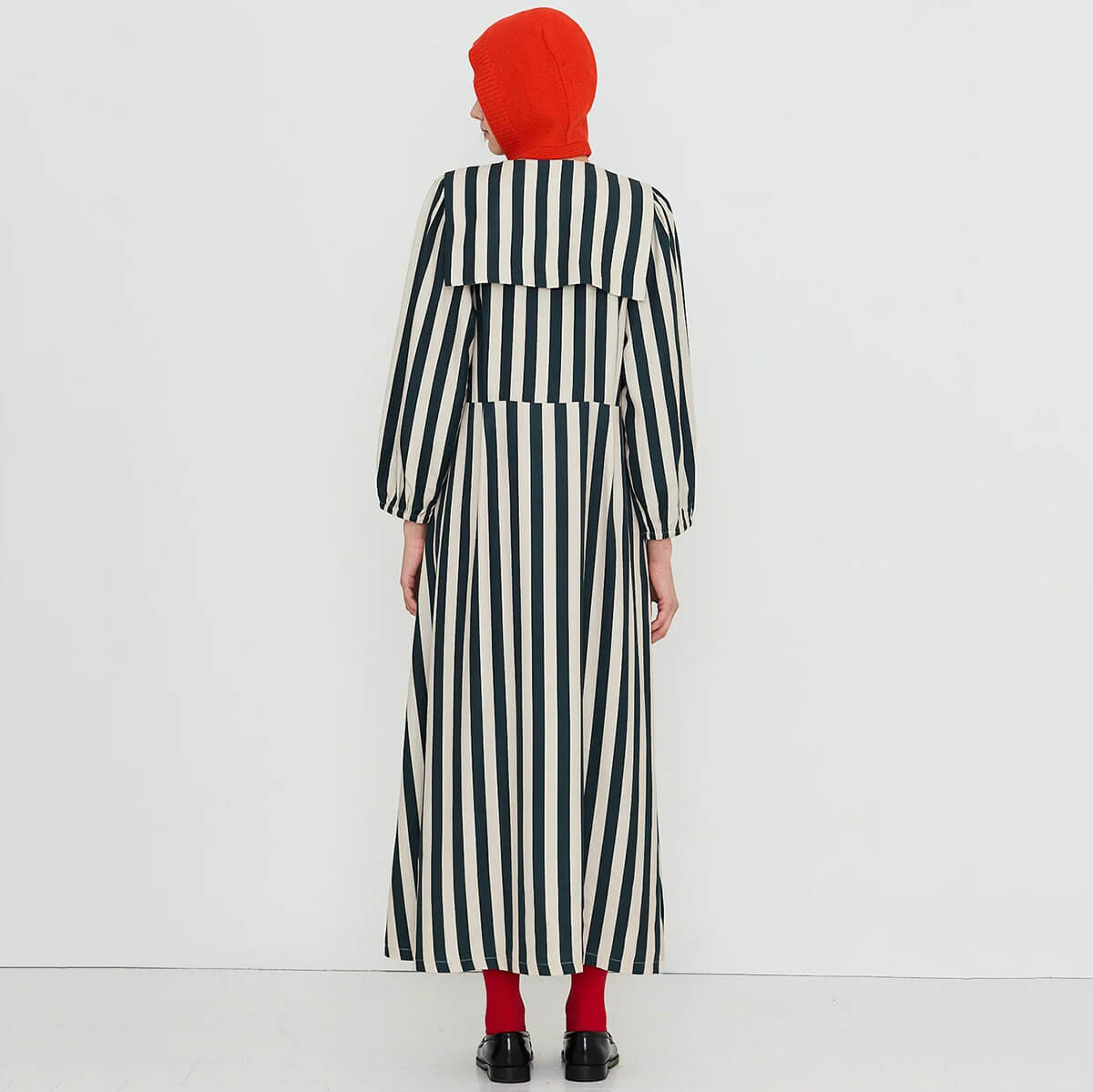 Striped Midi Dress by The Tiny Big Sister