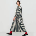 Striped Midi Dress by The Tiny Big Sister