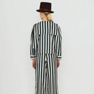 Striped Sailor Neck Blouse by The Tiny Big Sister