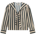 Striped Sailor Neck Blouse by The Tiny Big Sister
