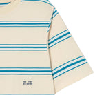 Stripes Relaxed Tee in Light Cream by The Tiny Big Sister