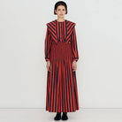 Stripes Smocking Skirt by The Tiny Big Sister