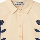 Flowers Shirt in Off White by The Tiny Big Sister