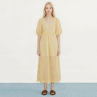 Puff Sleeves Dress by The Tiny Big Sister