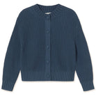 Round Neck Cardigan in Stone by The Tiny Big Sister - Last One In Stock - UK 12
