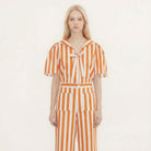 Striped Sailor Neck Blouse by The Tiny Big Sister