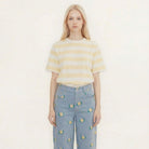 Striped Tee in Mellow Yellow by The Tiny Big Sister