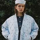 Mini Flowers Striped Jacket by The Tiny Big Sister
