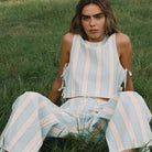 Retro Stripes Pants by The Tiny Big Sister - Last Ones In Stock - UK 8-12