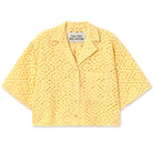 Short Sleeve Shirt in Mellow Yellow by The Tiny Big Sister