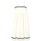 Straps Dress in Off White by The Tiny Big Sister