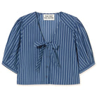 Striped Bow Blouse by The Tiny Big Sister