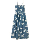 Swans Strap Dress by The Tiny Big Sister - Last Ones In Stock - UK 8-10