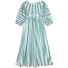 Swans Striped Dress by The Tiny Big Sister - Last Ones In Stock - UK 8-12