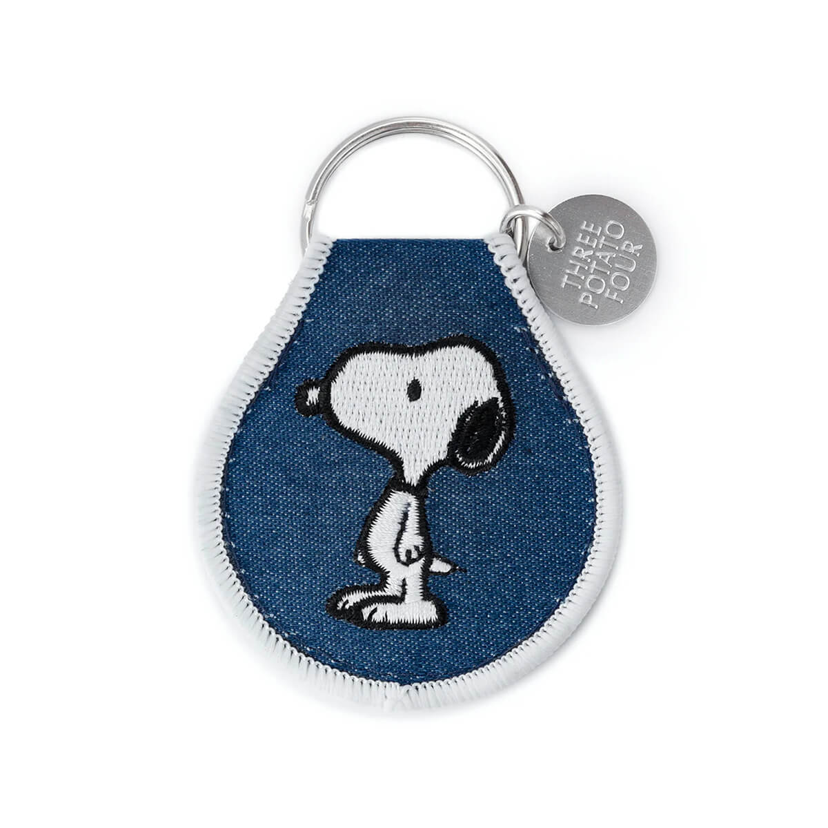 Snoopy Classic Patch Keychain by Three Potato Four X Peanuts