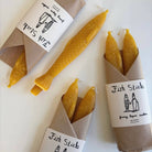Fish Sticks Beeswax Taper Candles by Tinned Candle