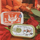 Smoked Rose Water Tinned Fish Candle by Tinned Candle