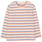 Rib Stripes Tee in Light Cream by Tinycottons - Last One In Stock - 12 Years