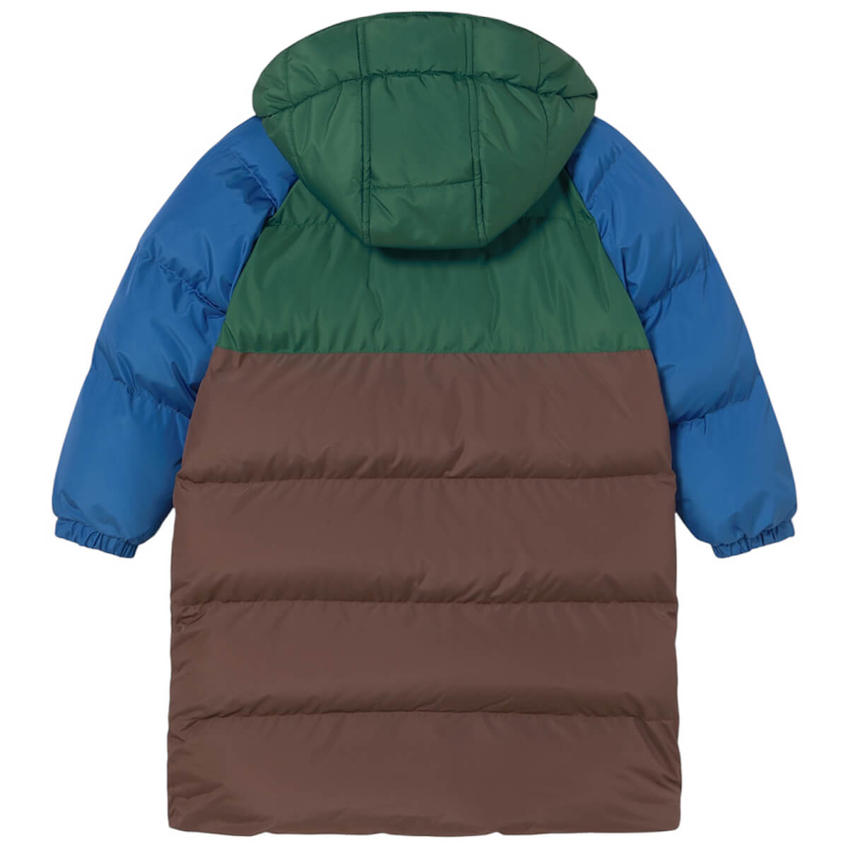Colour Block Jacket in Dark Brown by Tinycottons – Junior Edition