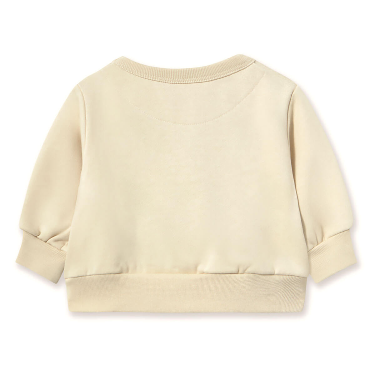 Bear Graphic Baby Sweatshirt in Sandstone by Tinycottons
