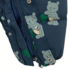 Bears Padded Baby Overall in Light Navy by Tinycottons