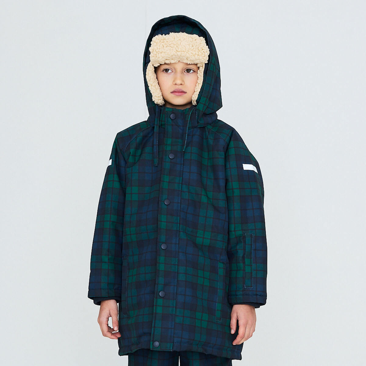 Check Chapka in Multi by Tinycottons