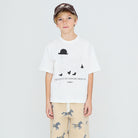 Dancing Shoes Graphic Tee in Off White by Tinycottons