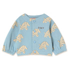 Dogs Baby Jacket in Denim Blue by Tinycottons