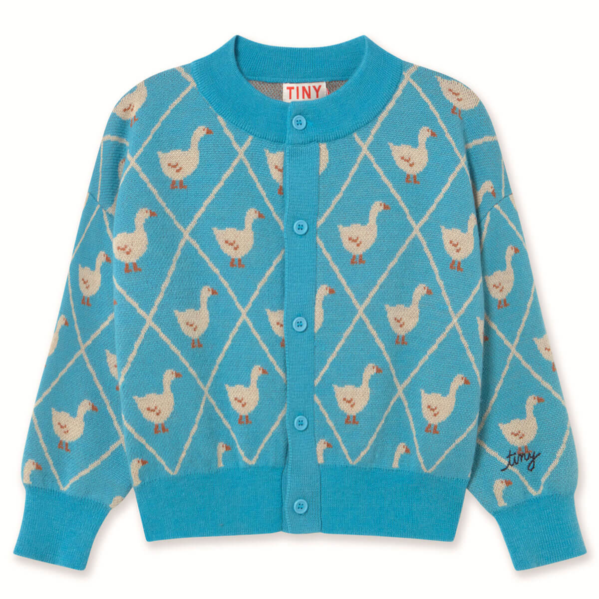 Geese Cardigan by Tinycottons