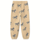 Horses Sherpa Sweatpant in Vanilla by Tinycottons