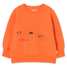 Library Graphic Sweatshirt in Summer Red by Tinycottons
