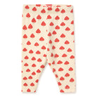 Mini Mushrooms Rib Baby Pant in Ivory by Tinycottons