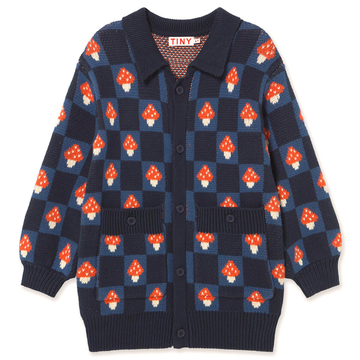 Mushroom Cardigan by Tinycottons