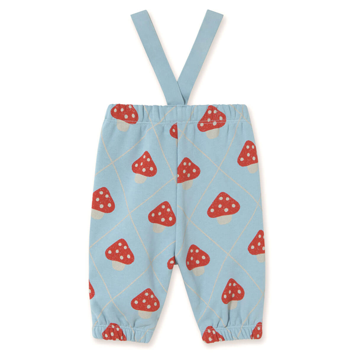 Mushrooms Baby Sweatpant in Denim Blue by Tinycottons