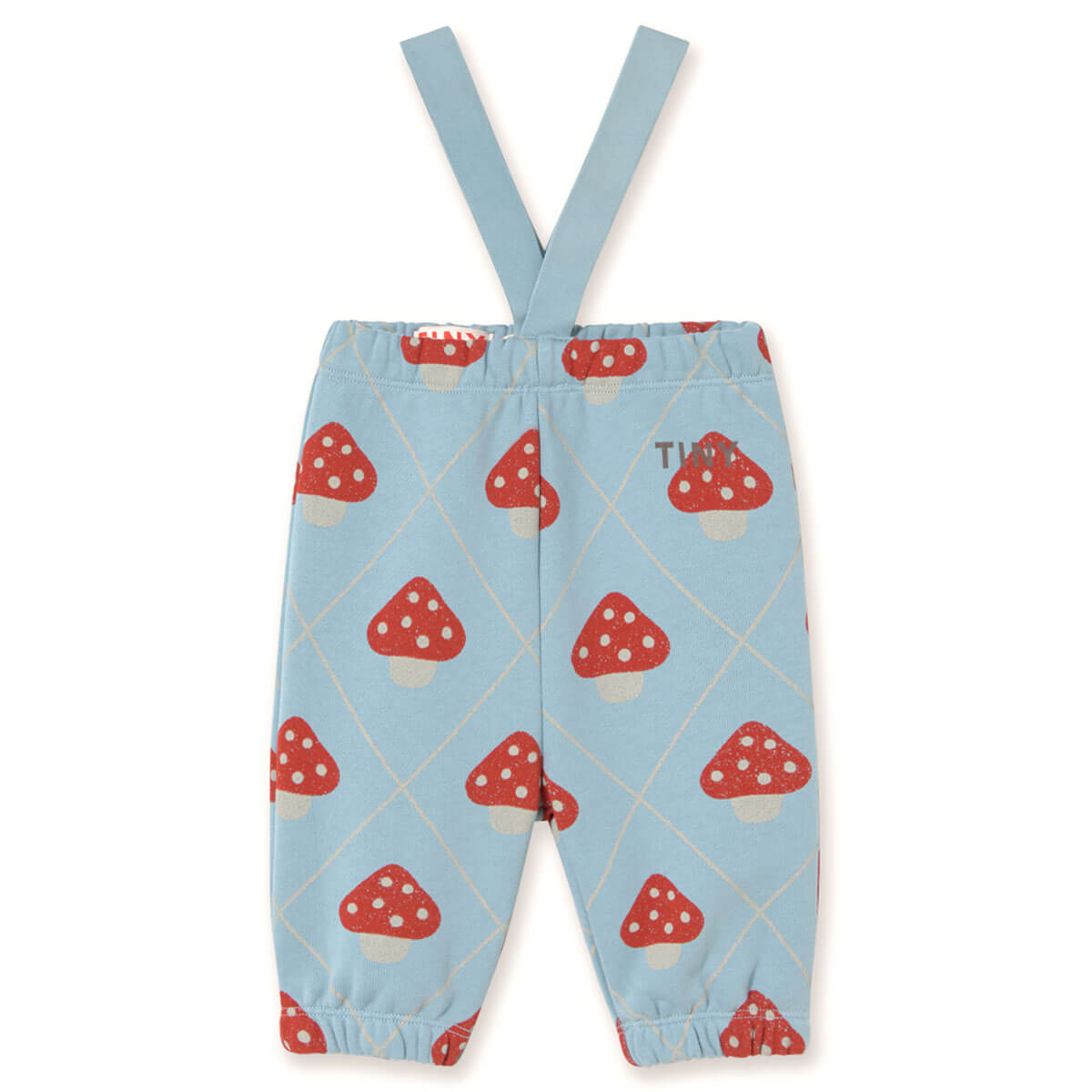 Mushrooms Baby Sweatpant in Denim Blue by Tinycottons