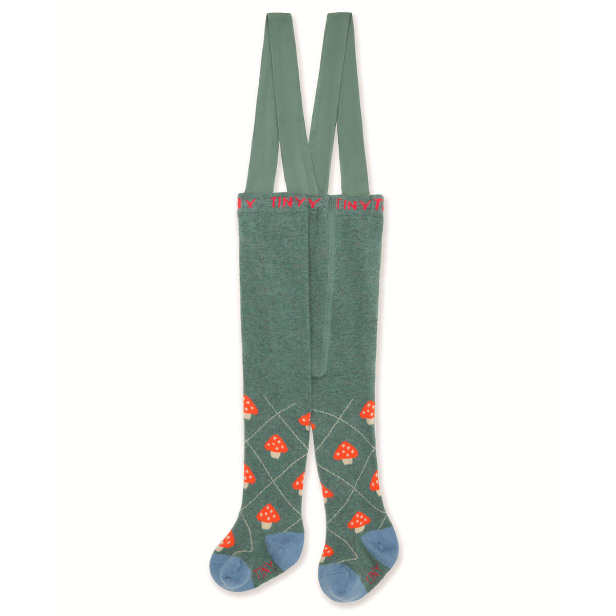 Mushrooms Baby Tights by Tinycottons