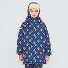 Mushrooms Chapka in Light Navy by Tinycottons