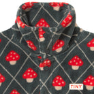 Mushrooms Polar Jacket in Ink Blue by Tinycottons