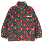 Mushrooms Polar Jacket in Ink Blue by Tinycottons
