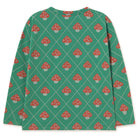 Mushrooms Tee in Dark Emerald by Tinycottons