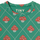 Mushrooms Tee in Dark Emerald by Tinycottons