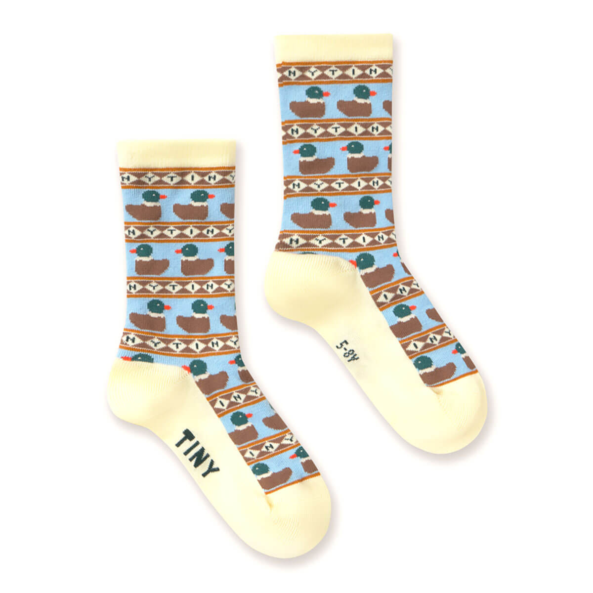 Tiny Ducks Medium Socks by Tinycottons