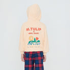 Tulip & Daisy Graphic Hoodie in Vanilla by Tinycottons