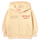 Tulip & Daisy Graphic Hoodie in Vanilla by Tinycottons