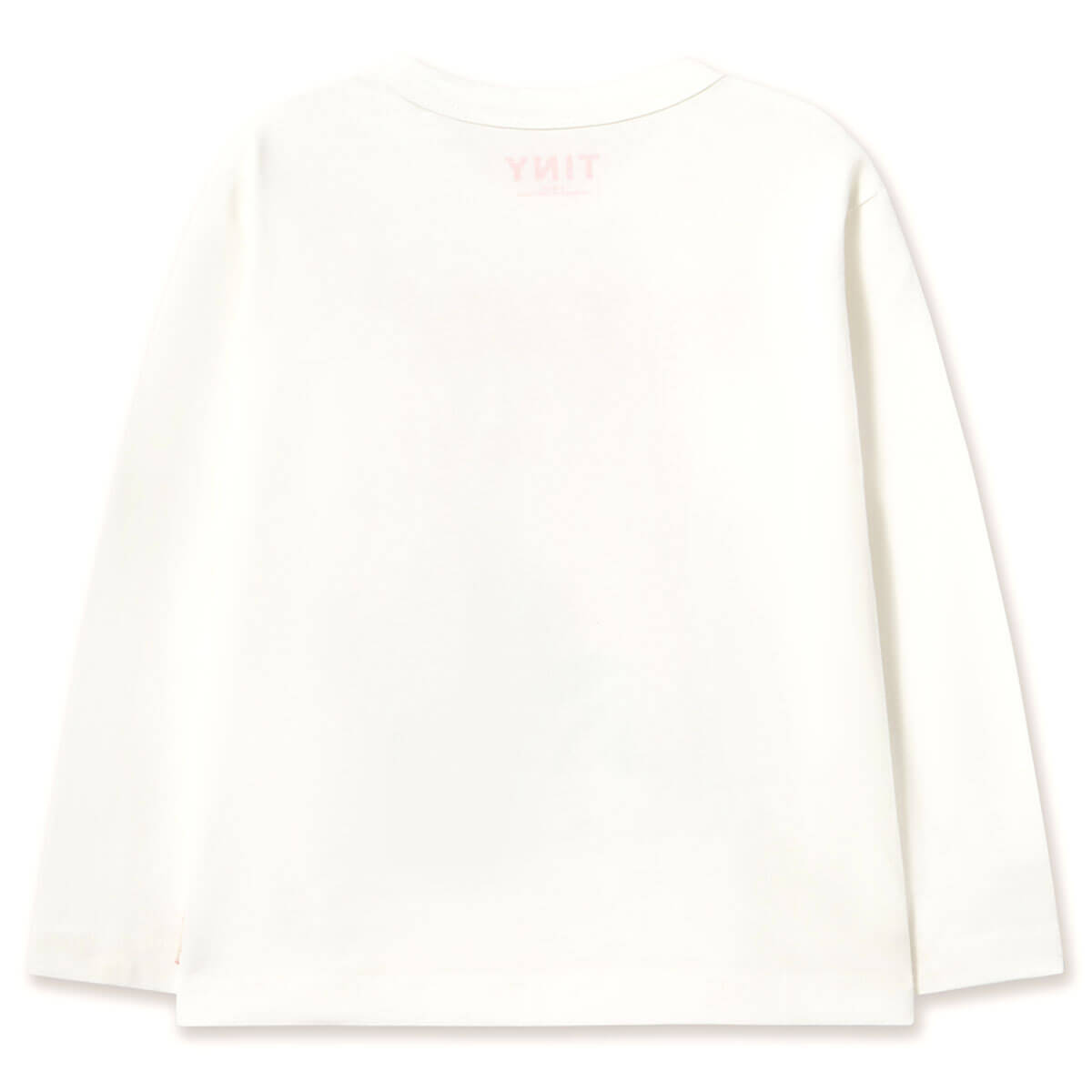 Tulip & Daisy Graphic Sleeve Tee in Off White by Tinycottons