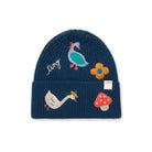 Winter Pond Beanie in Ink Blue by Tinycottons